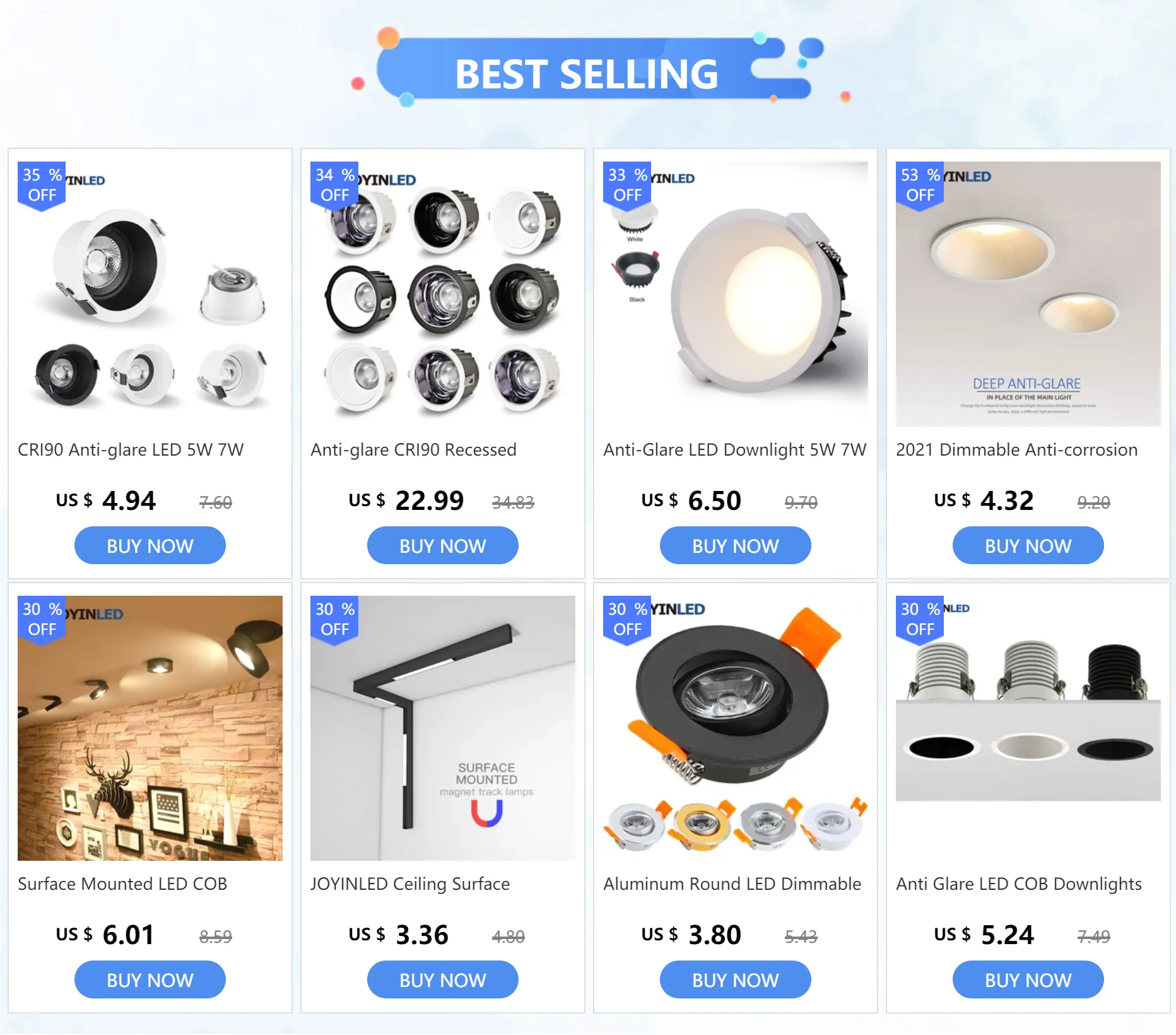 DHgate.com:1W Black LED Downlight: Mini Aluminum Spotlight for Jewelry ...