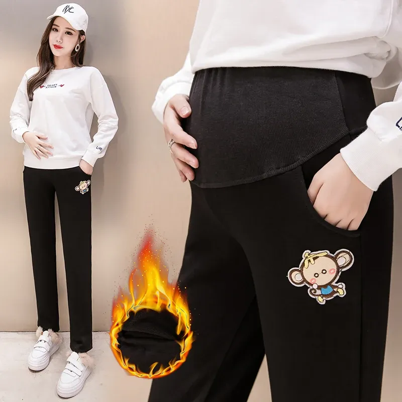 Velvet maternity leggings sale
