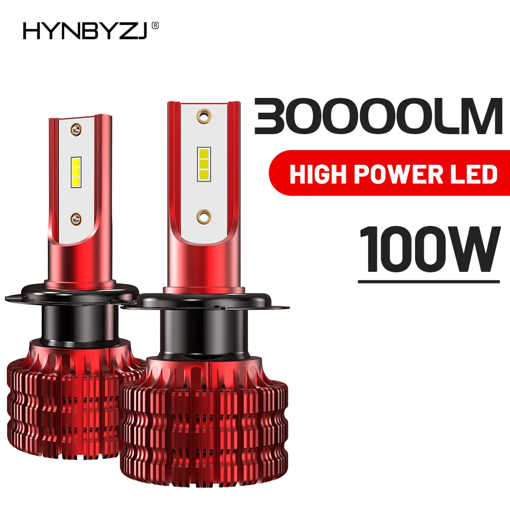 AUXITO H11 CSP LED Headlight Bulbs, 30000LM 6500K Super Bright, Plug And Play - View #2