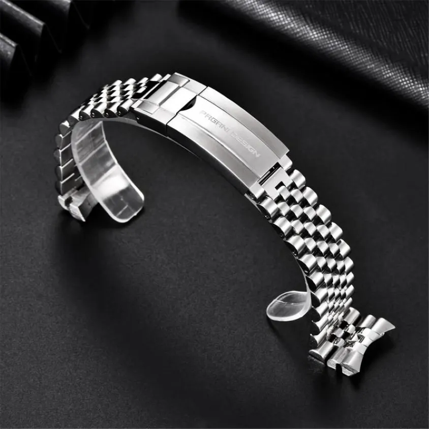 Horlogebanden ONTWERP Origineel voor PD1644 PD1662 PD1651 316L roestvrijstalen bandriem Jubilee-armband Breedte 20 MM Lengte 220MM266Q