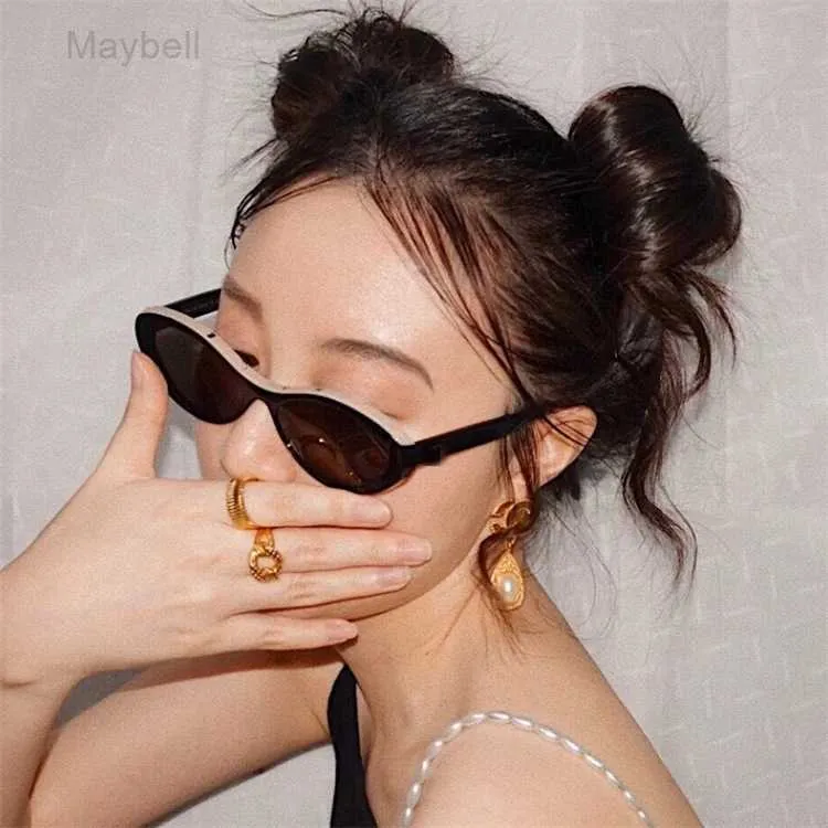 Channel Ins Designer Sunglass Female 5416 Vintage Oval Letter Series Sunglasses Top Quality 10A es