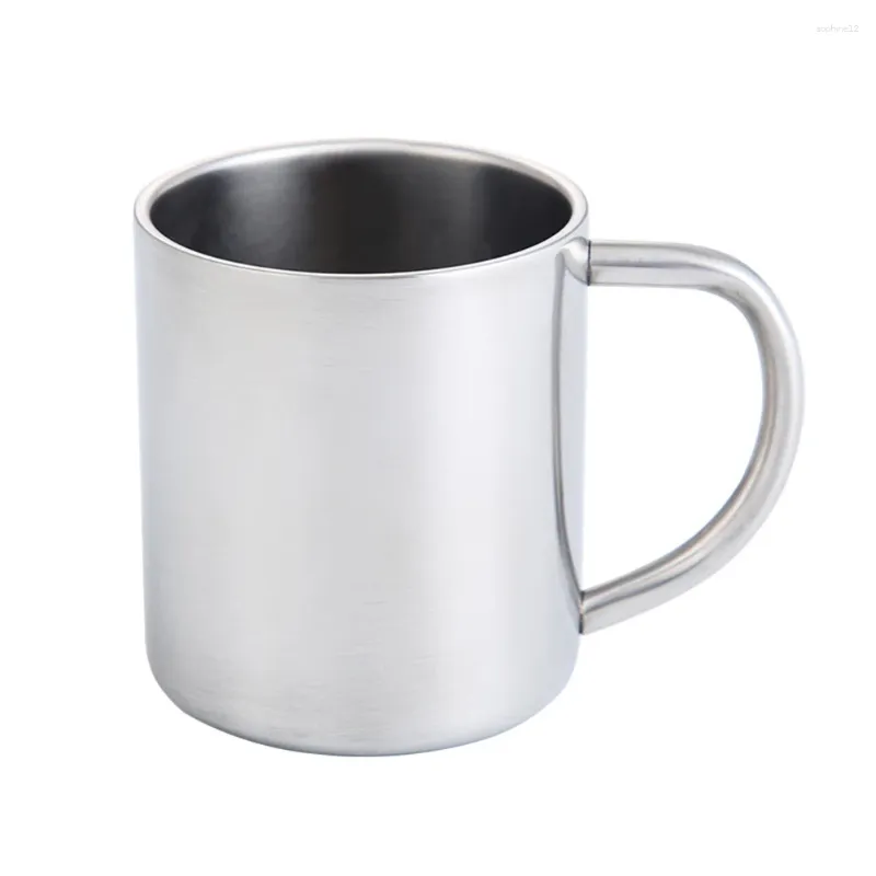 Mugs 300ml Portable Outdoor Cup Beverage Coffee Tea Wine Mug Drinkware For Office School Home Travel Camping Accessories