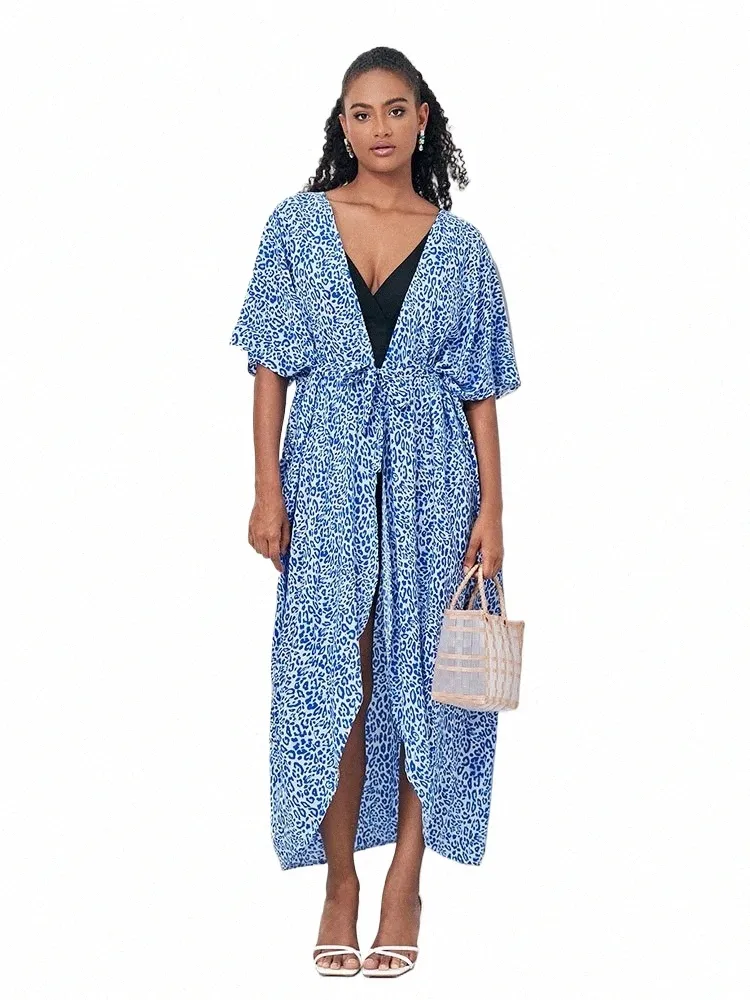 blue leopard print dress plus size Seafoam Strapless Glitzy Beaded Dress With Geometric Pattern main image 1