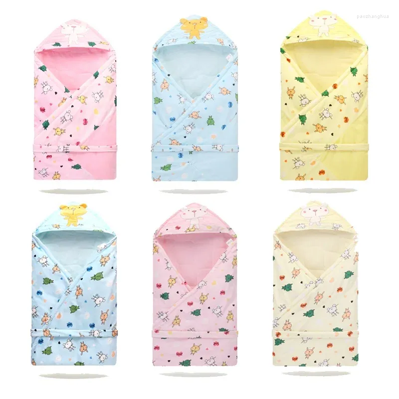 Blankets Cartoon Born Receiving Unisex Premature Envelope Baby Bedding Wrap Robes Swaddling Boys Sleepsack Girls Sleeping Bag