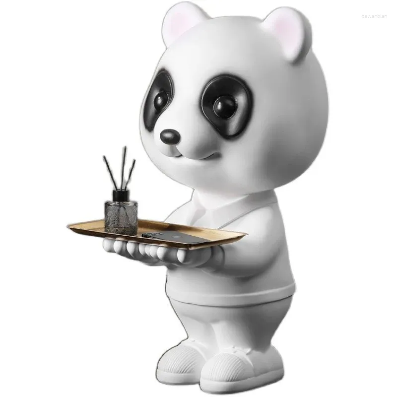 Figurine decorative Cartoon Creative Panda Ornaments Grandi decorazioni per pavimenti