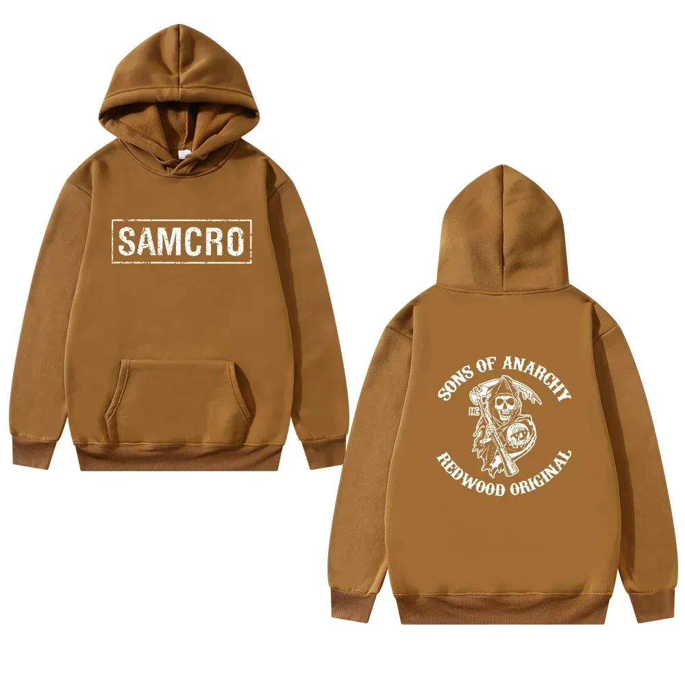 Sons Of Anarchy SAMCRO Double Sided Print Hoodie Harajuku Streetwear For Men And Women Oversized Sandro Sweatshirt With Brand Design From Ddmydesign 26.18 DHgate.Com