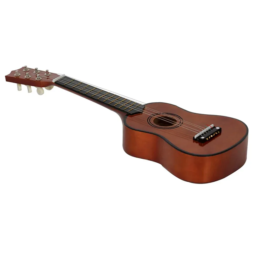 Small Size Musical Instrument 21-Inch Basswood Ukulele, 6 Strings, Small Acoustic Guitar, Musical ...