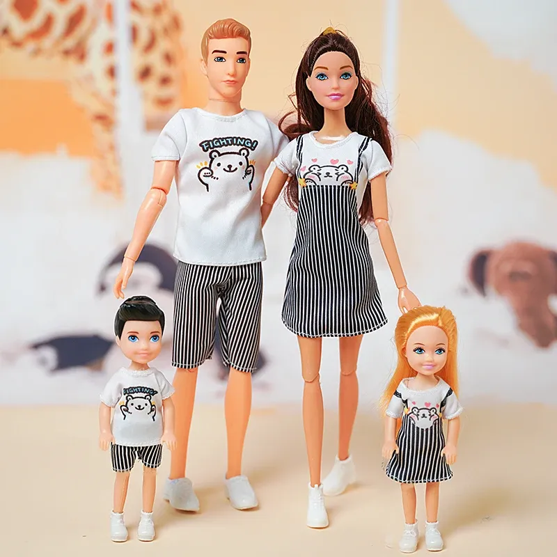 Complete 30cm Barbie Doll Set For Couples Includes Boyfriend Girlfriend And Ken Skipper Barbie Doll Available In 1 6 And 11.5 Inch Sizes Perfect Gift For Children From Ddmylovely 68.53 DHgate.Com