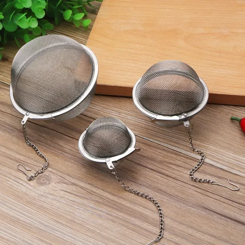 Stainless Steel Mesh Tea Ball 2 Inch Tea Infuser Strainers Coffee Strainer Filters Teas Interval Diffuser for Tea