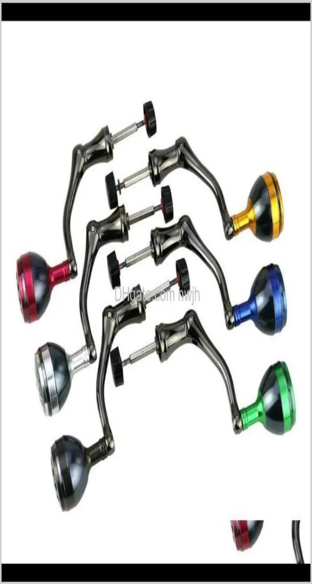 Mulinelli da baitcasting Sport all'aria aperta Bilanciere in metallo AlMetal Maniglia per mulinello da spinning Per la pesca Parti di ricambio Aessories M 288x3270929