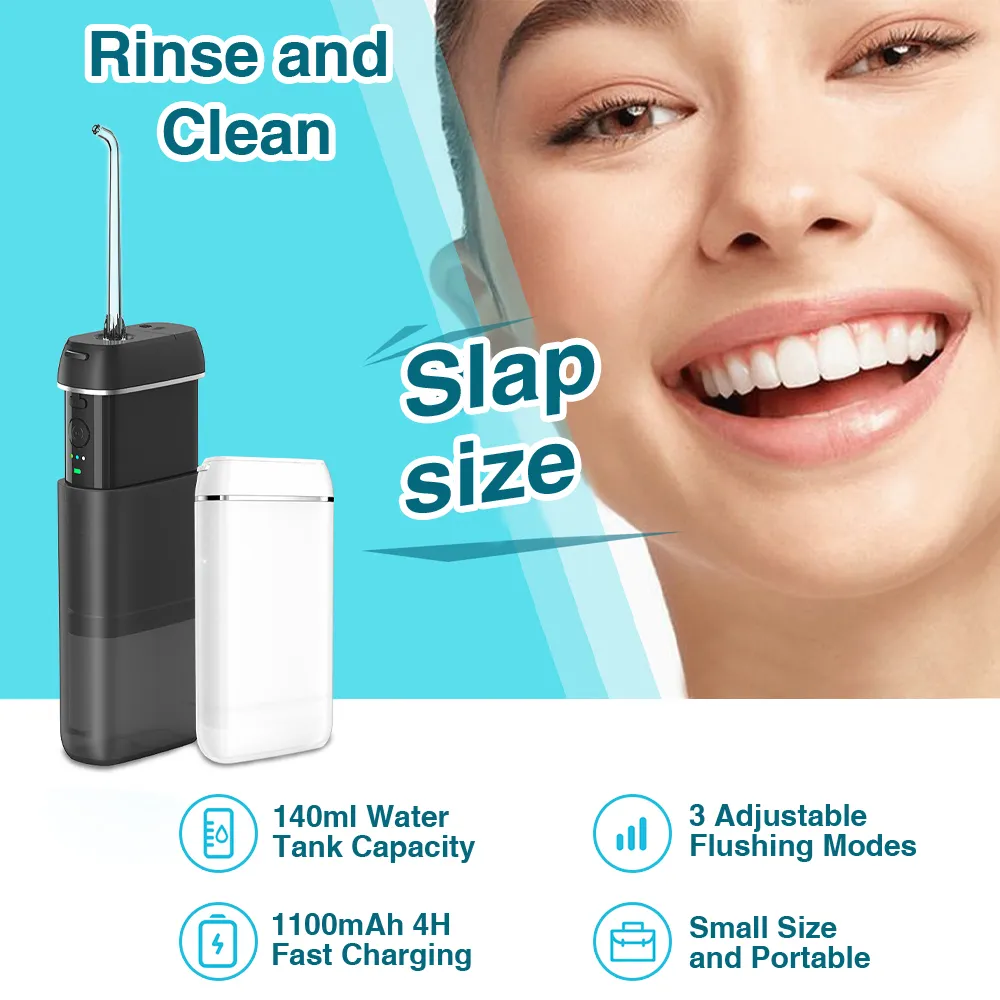 Portable Water Flosser Oral Irrigator Dental Water Jet Pick Mouth ...
