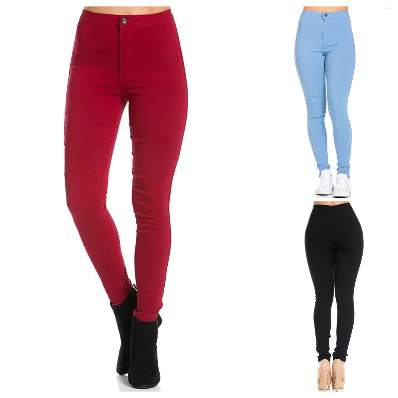 Damen Jeans Modetrend Denim Straight Leg High Stretch Hose Frauen Freizeithosen Teenager Classic Y2k Style Skinny