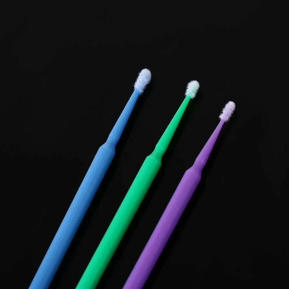 100pc Car Paint Brushes Paint Touch-Up Disposable Dentistry Pen Car Applicator Stick Auto Detailing Maintenance Tool