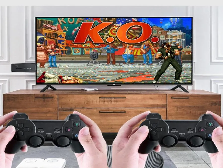 HD 4k Nostalgic Video Game Host Console Retro Mini Wireless Arcade M8 Home TV U Treasure 3500 Games Consoles7315740