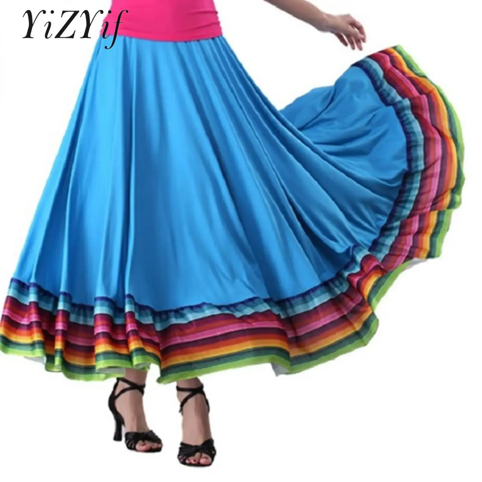 Faldas De Baile De Folklórico Españoles Vibrantes Para Mujer Para