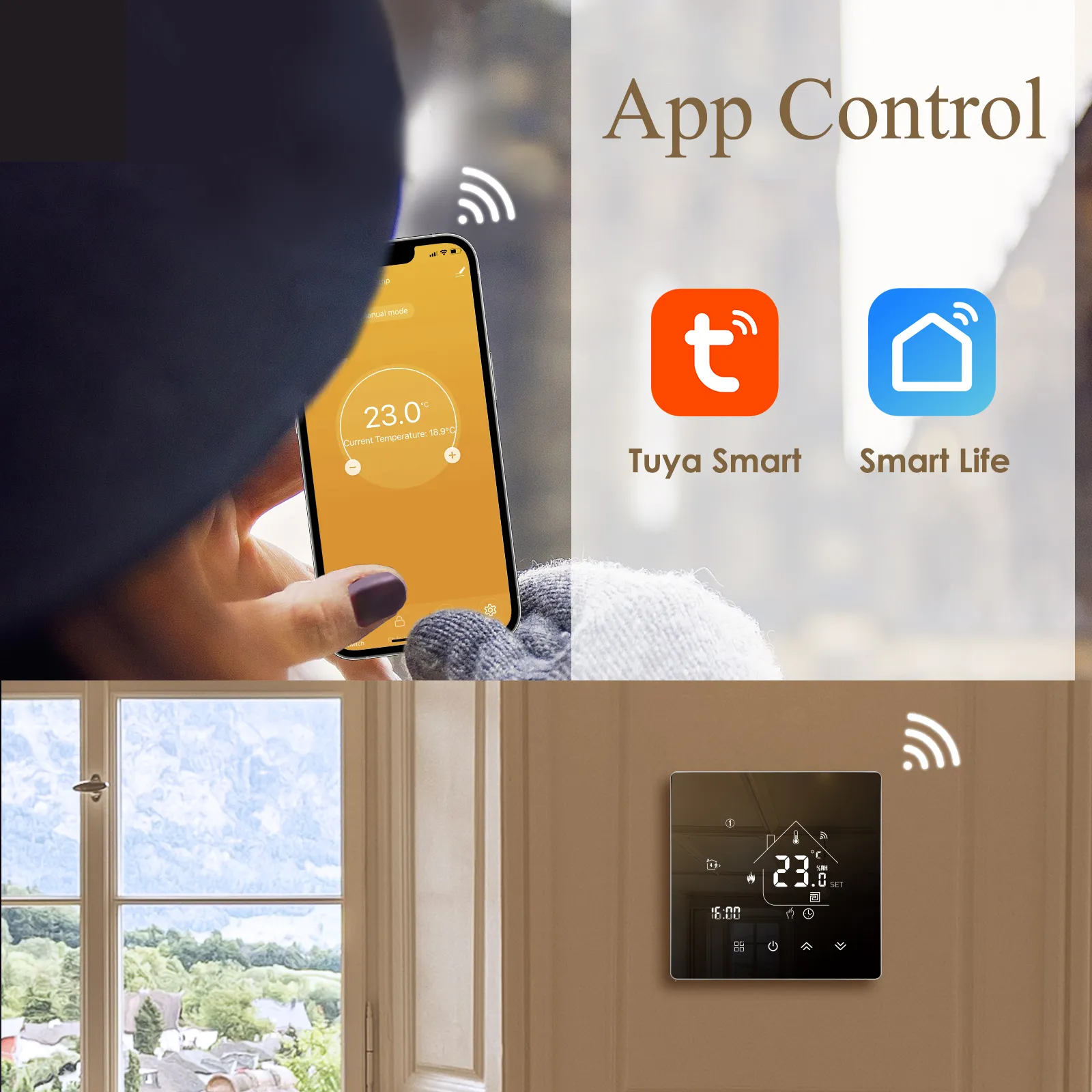 Smart Thermostat Beok Termostato Google Home Save Big On Bulk