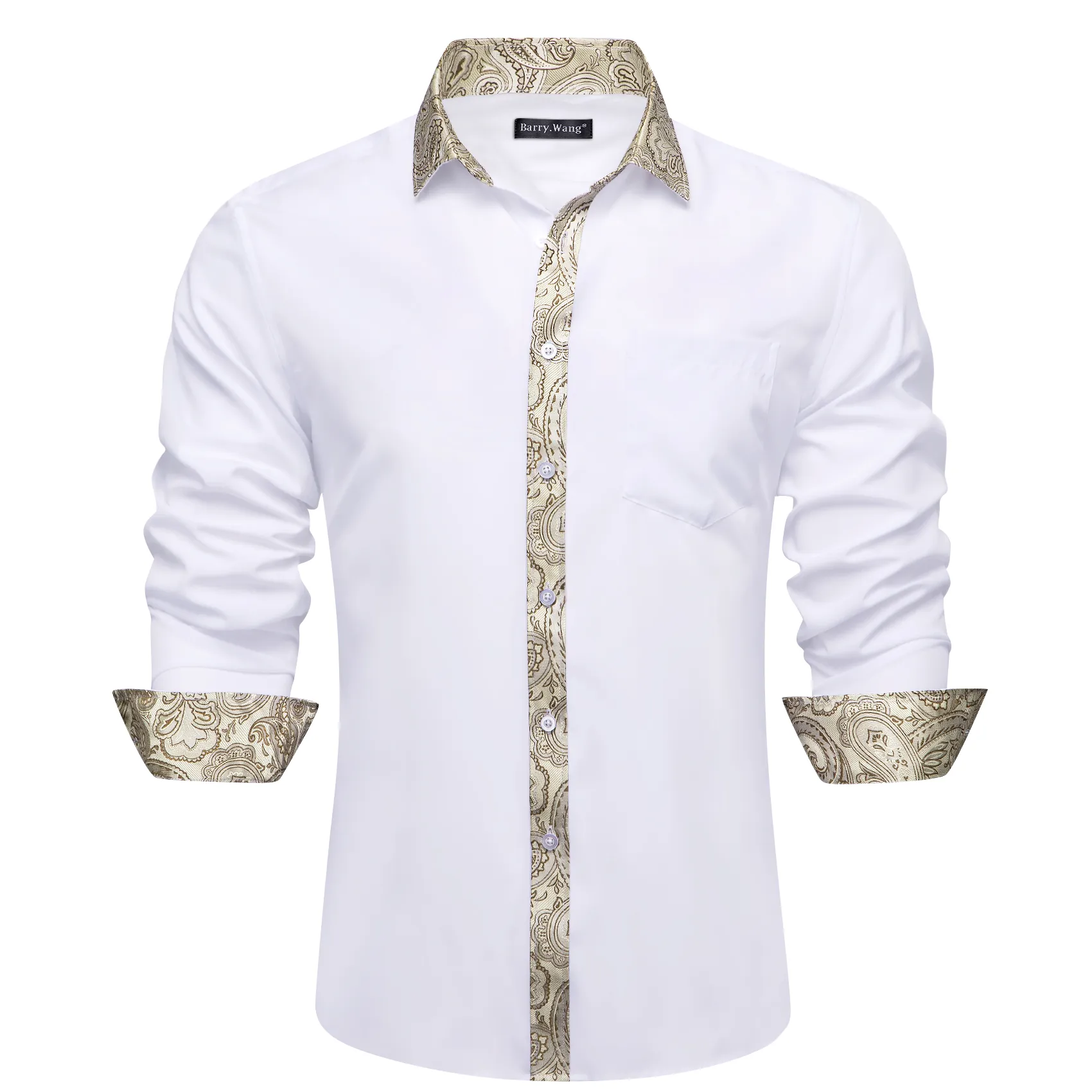 green emerald velvet dress French Cuff Dress Shirt and Tie Set White Gold Bold Stripe DS3813P2