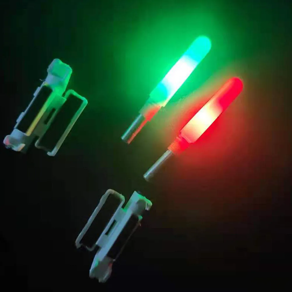 Bite Light Lure JOJOCY LED Fishing Glow Sticks - 12 Pack Night Fishing  Strike Alerts With Batteries Tip Up Lights