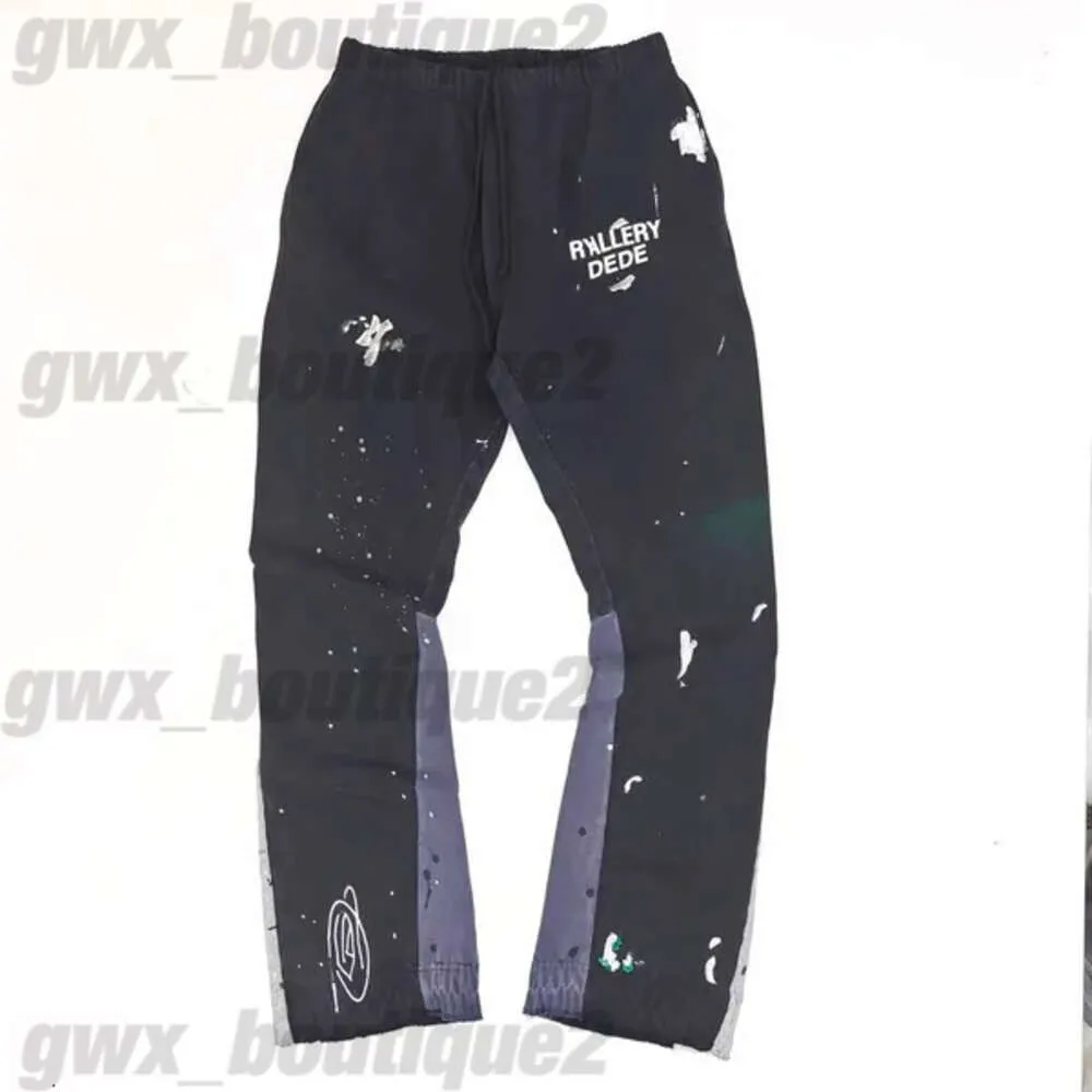 GalleryDept Men's Plus Size Sweatpants高品質のパッド入りスウェットパンツ寒い冬の男性ジョガーパンツギャラリーデプトショートウォータープルーフコットン768