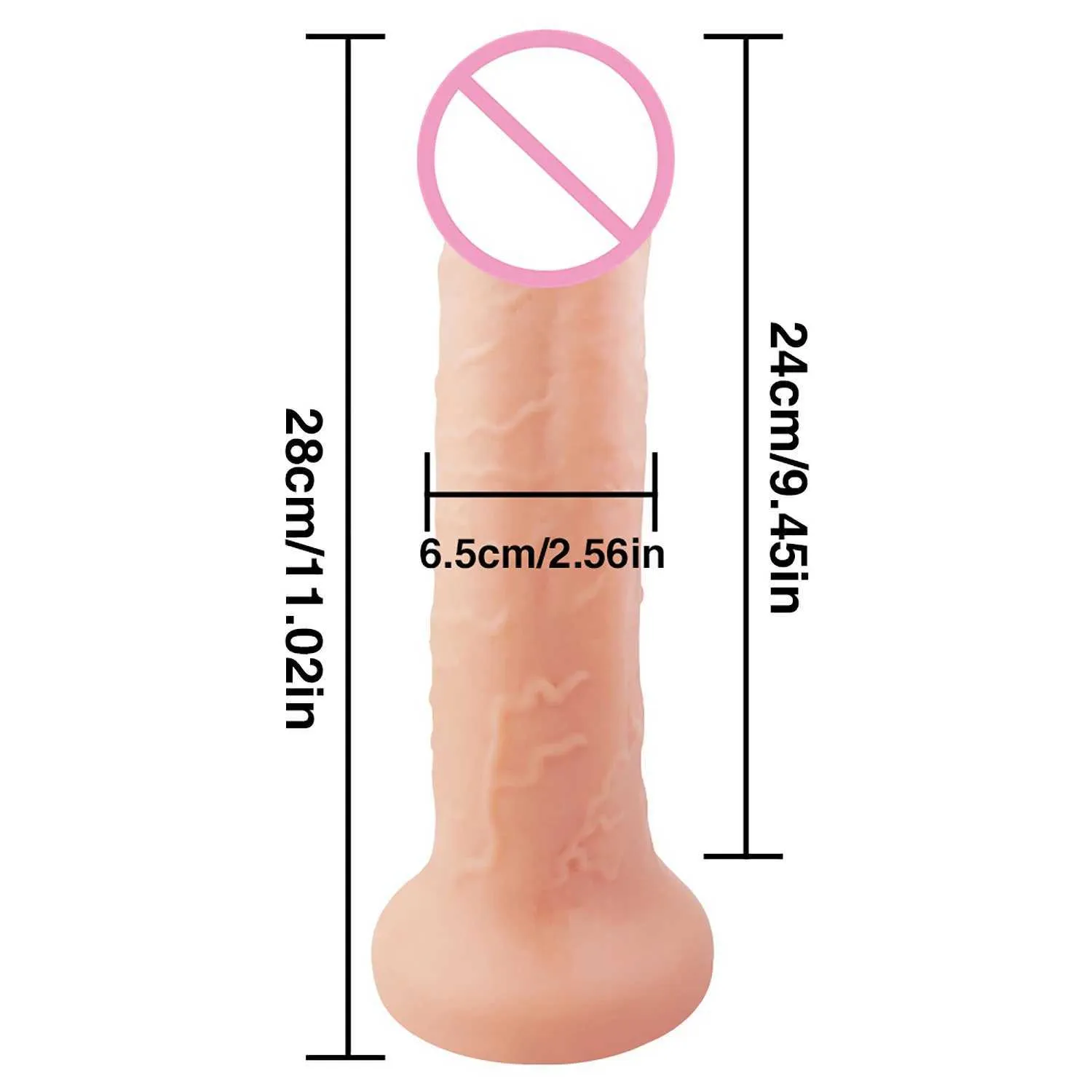 NXY Dildos Dongs Overdimensionerade realistiska analpluggdildo för män och kvinnor Stimulering av vagina anus enorma sexleksaker dilator 240330