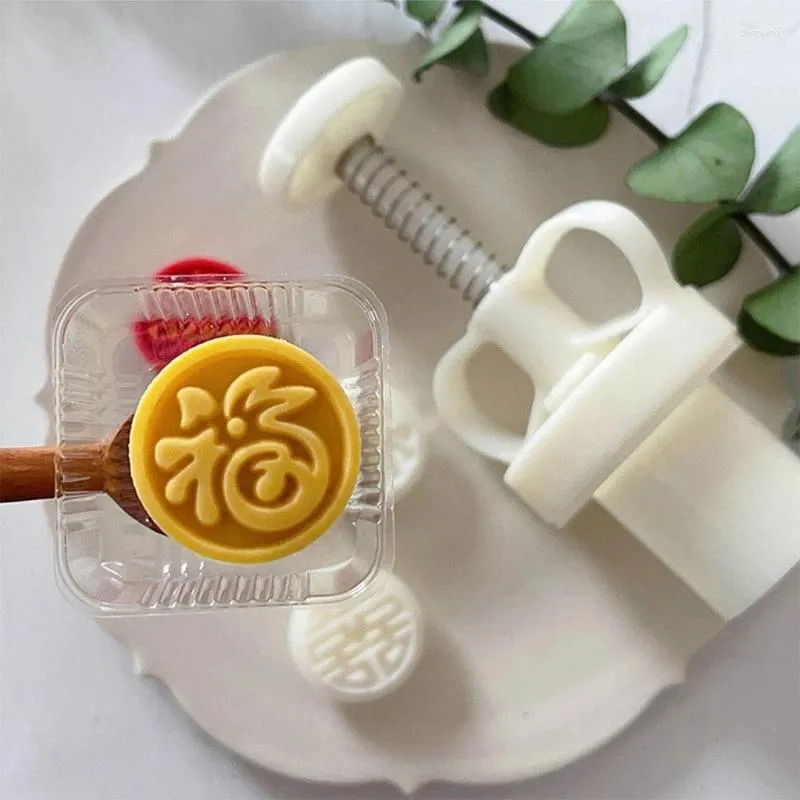 Baking Tools 20g Mooncake Moulds Chinese Words Shaped Hand Pressure Decorating Gadget For Kitchen Mid-Autum Y5GB