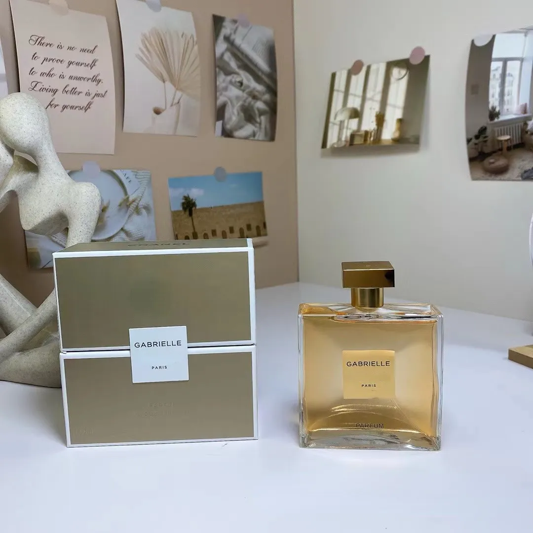 Pop designer kvinnlig parfym designer trälåda gabriel essence glas spray trä orientalisk hållbar naturlig deodorant 100 ml parfym