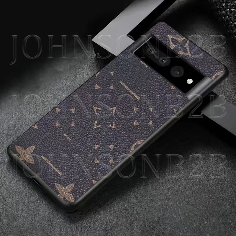 Luxe telefoonhoesjes voor Google Pixel 6 7 8 A Pro leer LU Hi kwaliteit portemonnee 6A 6Pro 7A 7Pro 8A 8Pro 9 9A 9Pro 10 11 hoesje met logo Box Vrouw Man DM