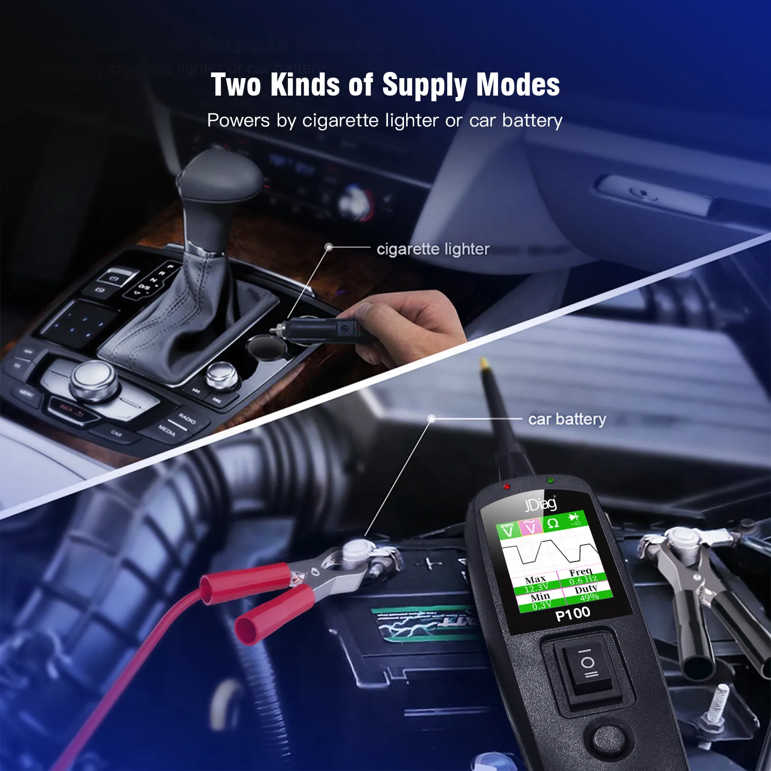 JDiag P100 Automotive Voltage Tester Car Circuit Probe Kit AC DC 12V 24V  Diagnostic Tool from Dhgate Diagnostic Tools