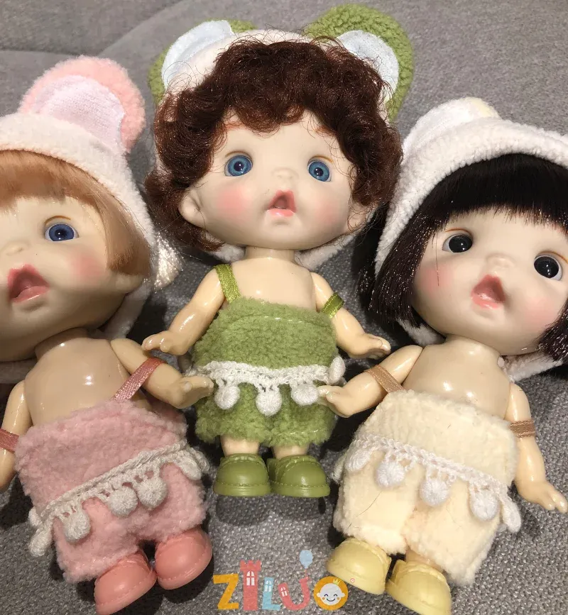 1/12 Scarpe In Miniatura Per Bambole BJD - 2,1 Cm Adatte Per Ob11, GSC, Body9 (Verde)