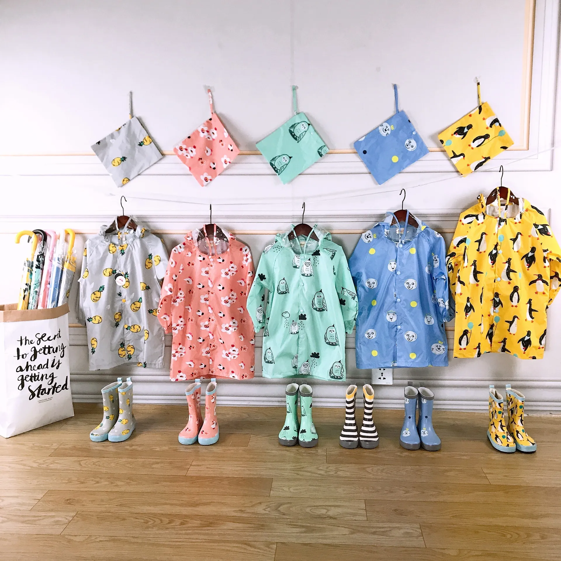 DHgate.com:Kids Rain Poncho: Waterproof Windbreaker Jacket