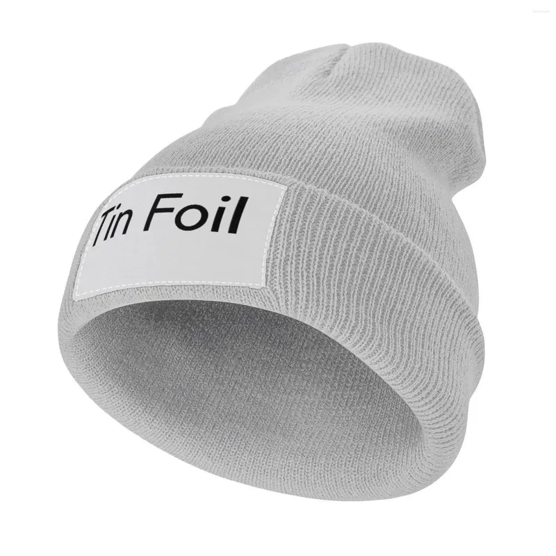 Berets Tin Foil Knitted Cap Hats Baseball Custom Hat Male Women's