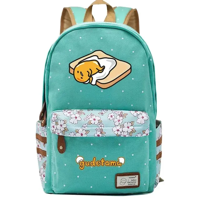gudetama mini backpack shell tokidoki x Kawaii Comics zippered main compartment Gudetama Loungefly Mini Backpack Gudetama