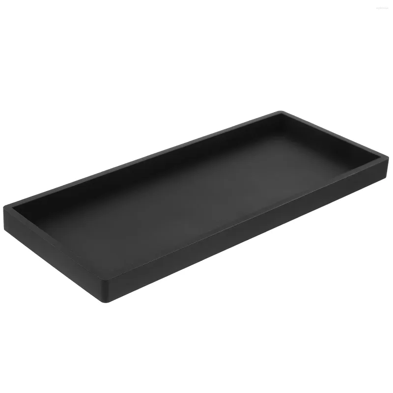 Plateau de rangement en Silicone pour Figurines décoratives, assiette de salle de bain, articles divers de bureau, bijoux