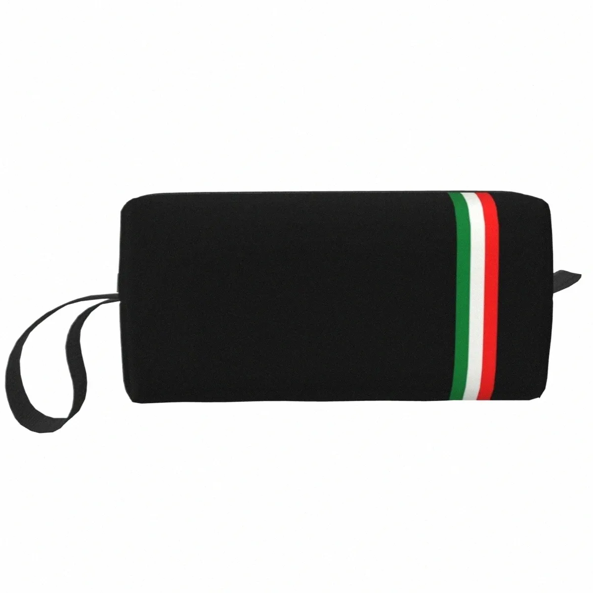 Минималистский флаг Италии Косметичка Женская большая емкость Итальянская гордость Косметичка для хранения косметики Сумки для туалетных принадлежностей Dopp Kit Case Box k8Mj #