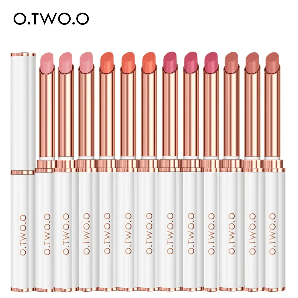 OTWOO 12 pz Balsamo per labbra Colori Cangianti Labbra Olio Plumper Idratante di Lunga Durata Con Cera D'api Naturale Gloss Trucco 240321