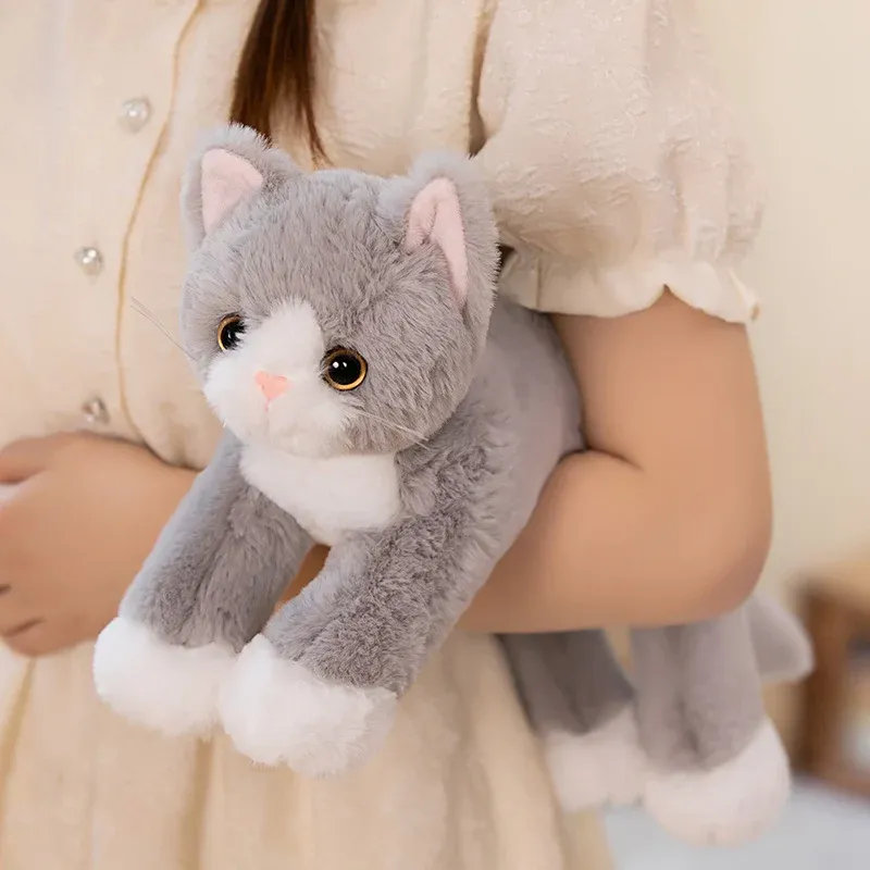 DHgate 53CM Realistic Cat Doll Soft Plush Kitten Pillow for Kids Girls Pet Toy and Home Decor Pet Supplies
