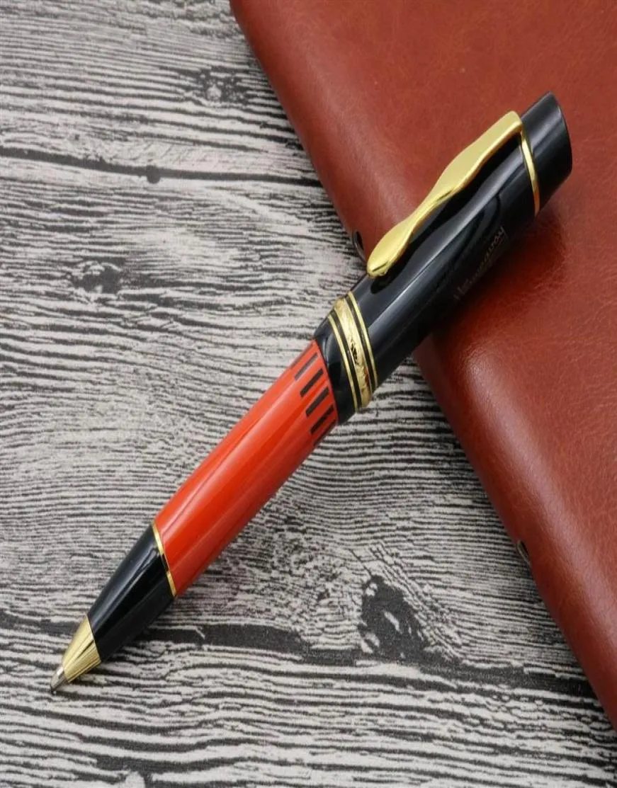 Business Gift Luxurious Metal Classic Writer Collection Hemingway Red Black Golden Ballpoint Pen260p7238544