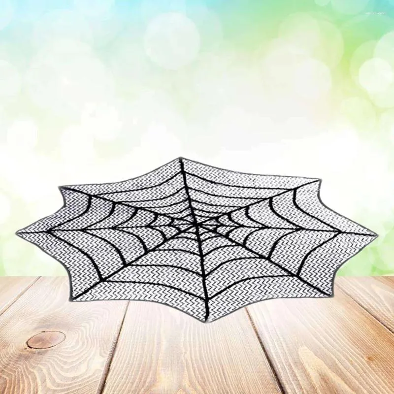 Nappe de table ronde de 30 pouces imprimée pour Halloween, petite nappe festive