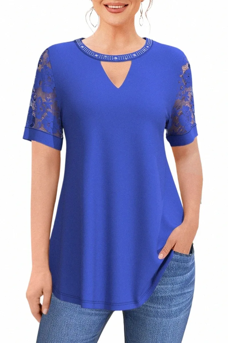 نساء زائد الحجم t قميص الأساس الصلبة القصيرة القصيرة V-neck غير رسمية الفراغ الفضفاضة fi الصيف tee أعلى