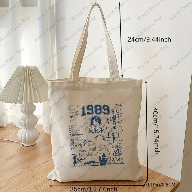 DHgate.com:1989 Canvas Shop Bag, TS Merch Portable Shoulder DHgate.com:1989 Canvas Shop Bag, TS Merch Portable Shoulder