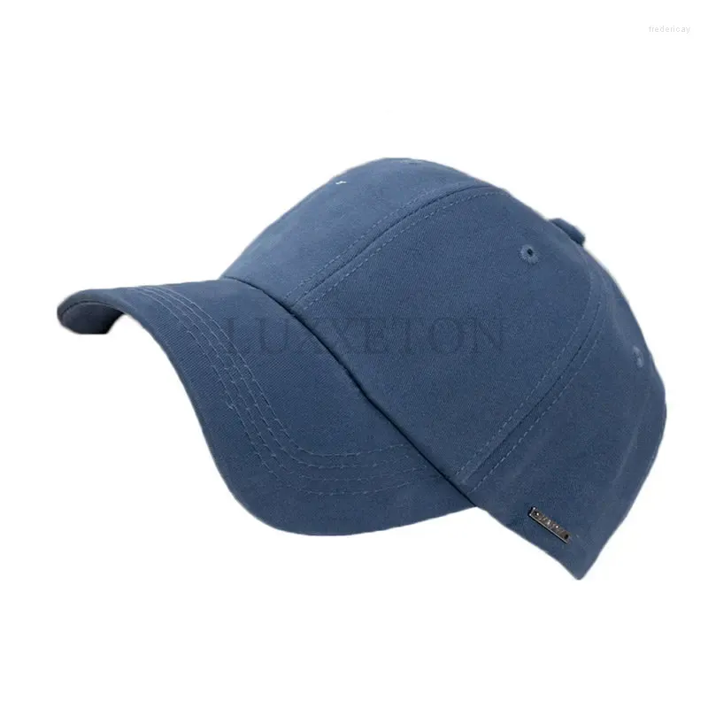 Bollmössor Spring och Summer Cap Children's Korean Version Soft Top Small Sheet Iron Curved Brim Simple Cortile Baseball