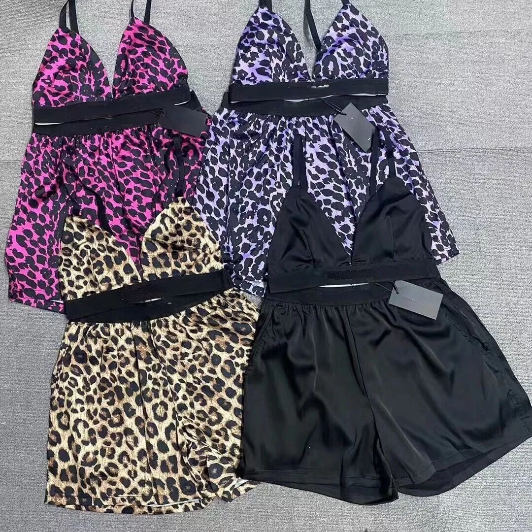 TMF Brand 2024 Summer New Fashion Sexy Bikini with Shorts Two Pieces Set Suit Beach Swim Wear Summer Leopard Swim Suit for Women