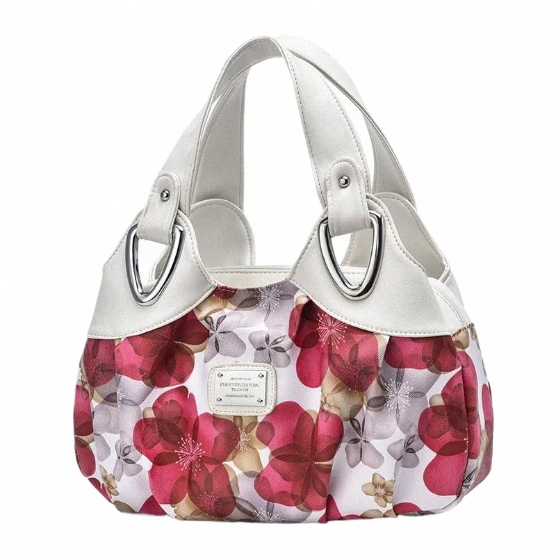 NewPoss Luxury Handbag Women Printing PU Leather Handle Bag fi Brand Lady Tote Big Capacition Shourdle Bag Shop Purse2021 84d9＃
