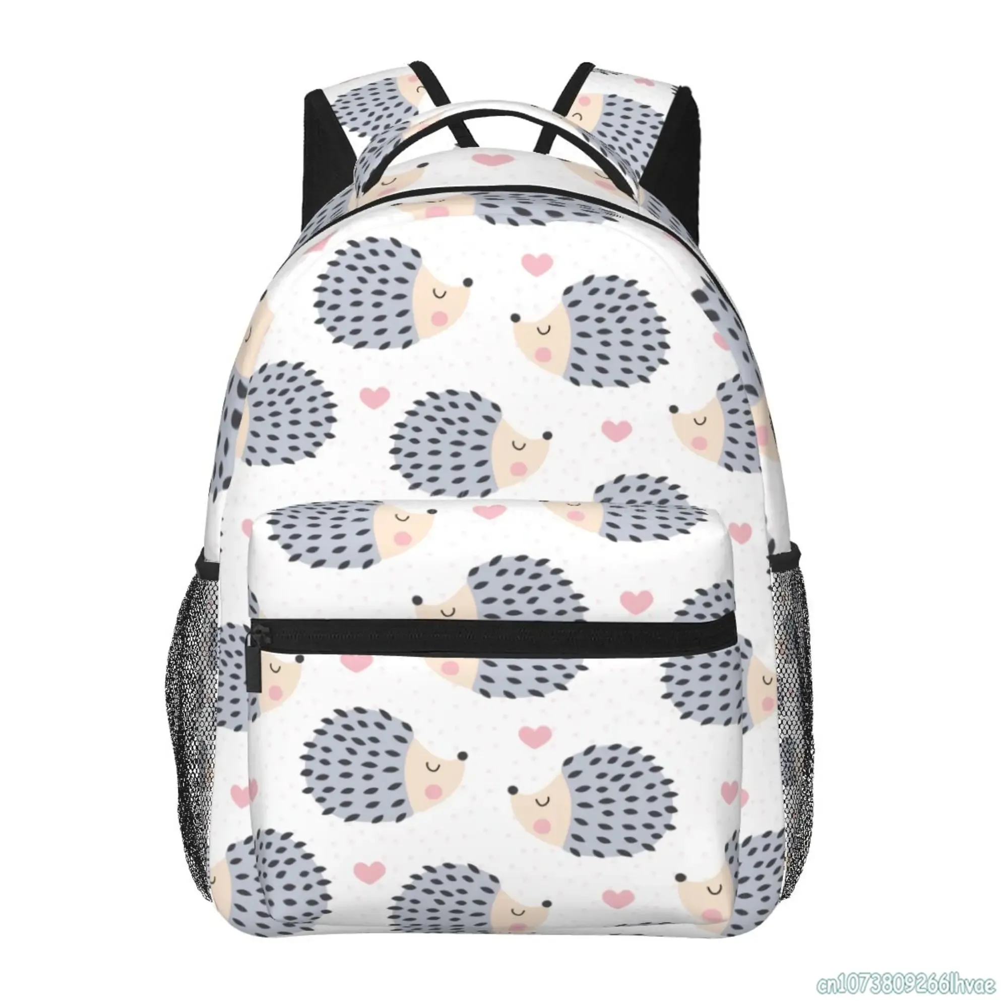 Bags Cute Hedgehog Animal Print Backpack School Bookbag for Boys Girls Lightweight Laptop Bag Travel Hiking Waterproof Daypack