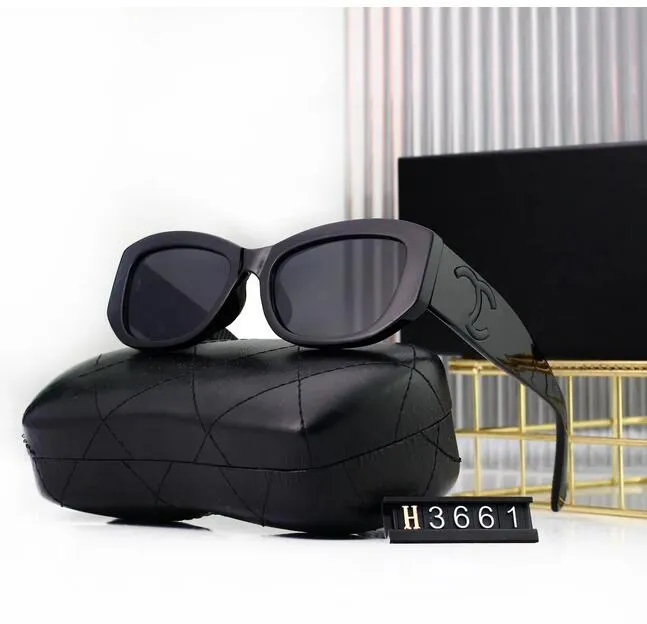 Sonnenbrillen für Damen mit großen Buchstaben, Designer-Sonnenbrillen, Sonnenschutz-Sonnenbrillen für den Außenbereich, klassische Sonnenbrillen mit Originalverpackung S3661