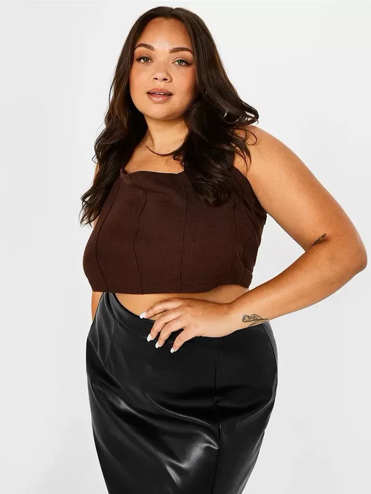 DHgate Womens Plus Size Faux Leather Skirt High Waisted Side Split Mini Skirt for Clubbing and Partying Apparel