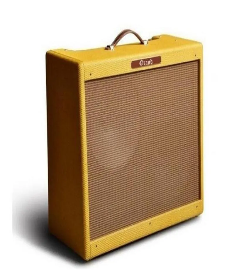 Custom Grand Amp G40 40W Amplificatore per chitarra elettrica tutto valvolare cablato a mano combinato con tessuto in vinile Tweed 212 V30 Altoparlante Musica9862282