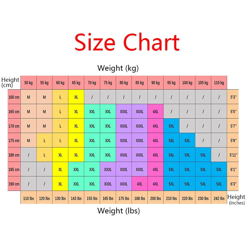 And Weight Chart Height 175 Cm In Inches Men's Casual Cat Print