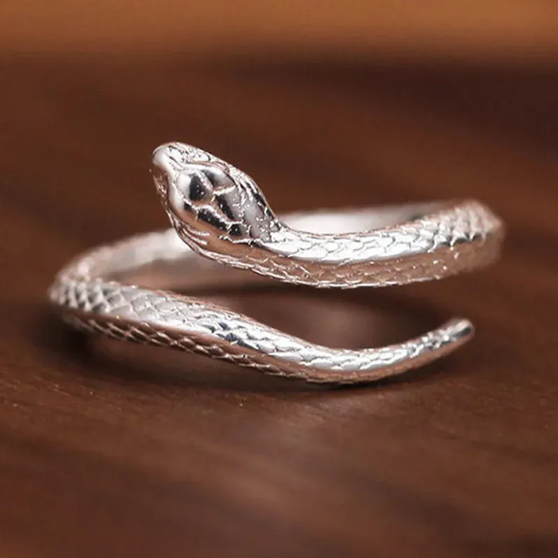 DHgate.com:AdjustableSnake Rings for Women Men Cool Index