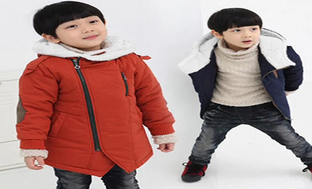 Outono inverno meninos casacos com capuz algodão acolchoado casual crianças jaquetas grossas para meninos 312y criança adolescentes crianças outerwear7402849
